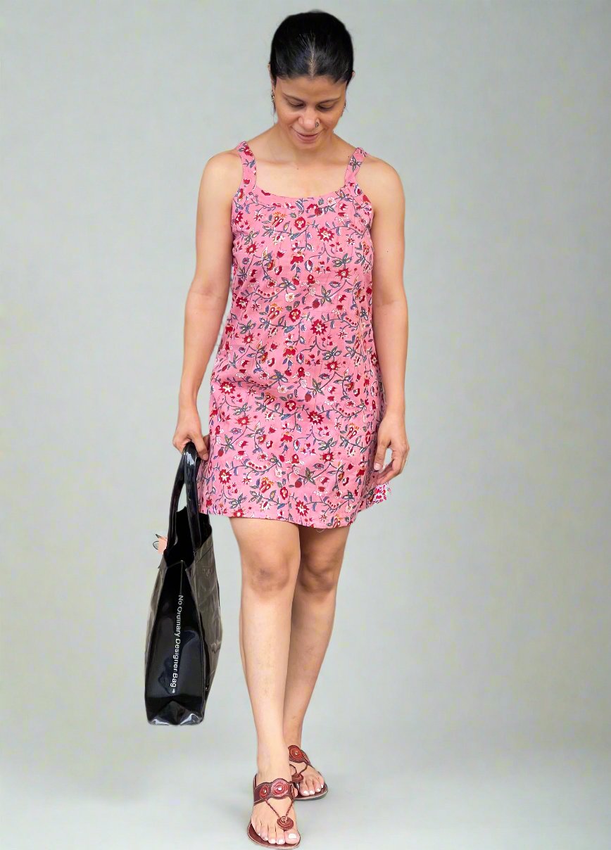 Block Printed Cotton Dress