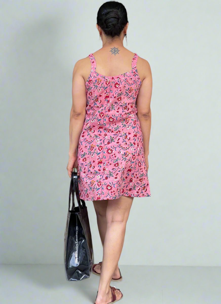 Block Printed Cotton Dress