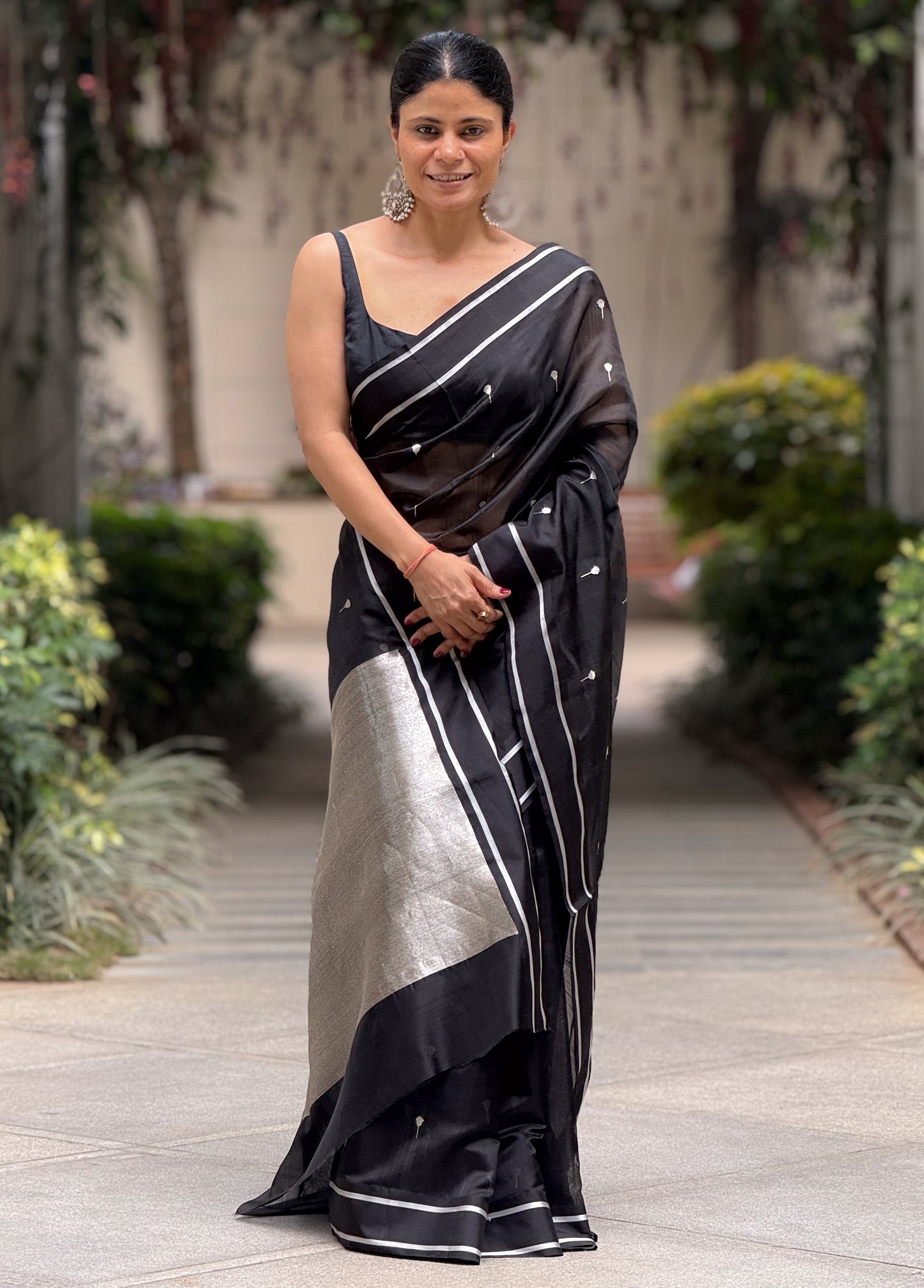 Handloom Chanderi Silk Saree