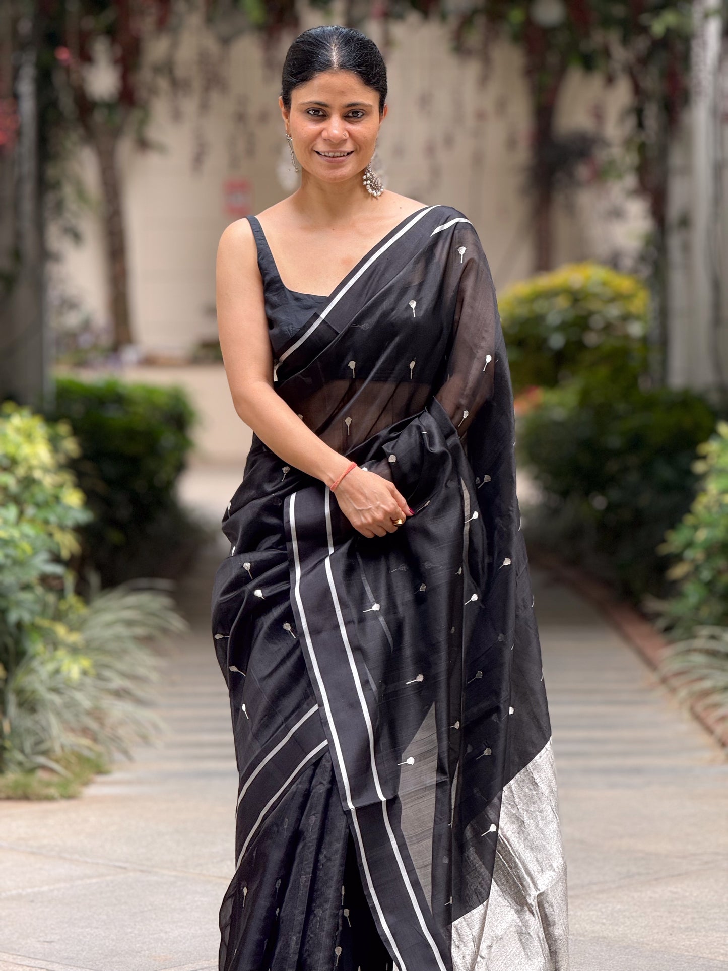 Handloom Chanderi Silk Saree