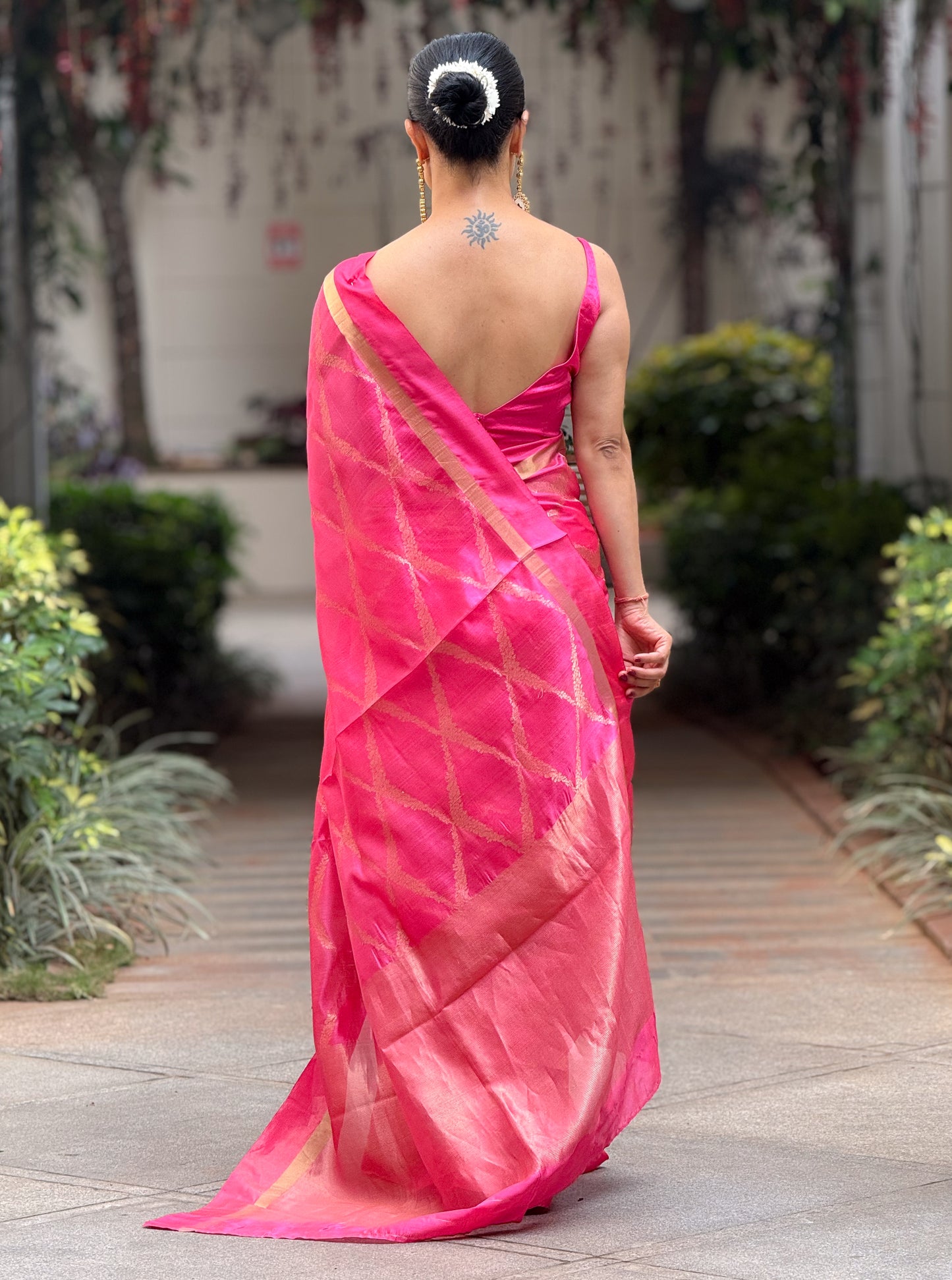 Handloom Chanderi Silk Saree