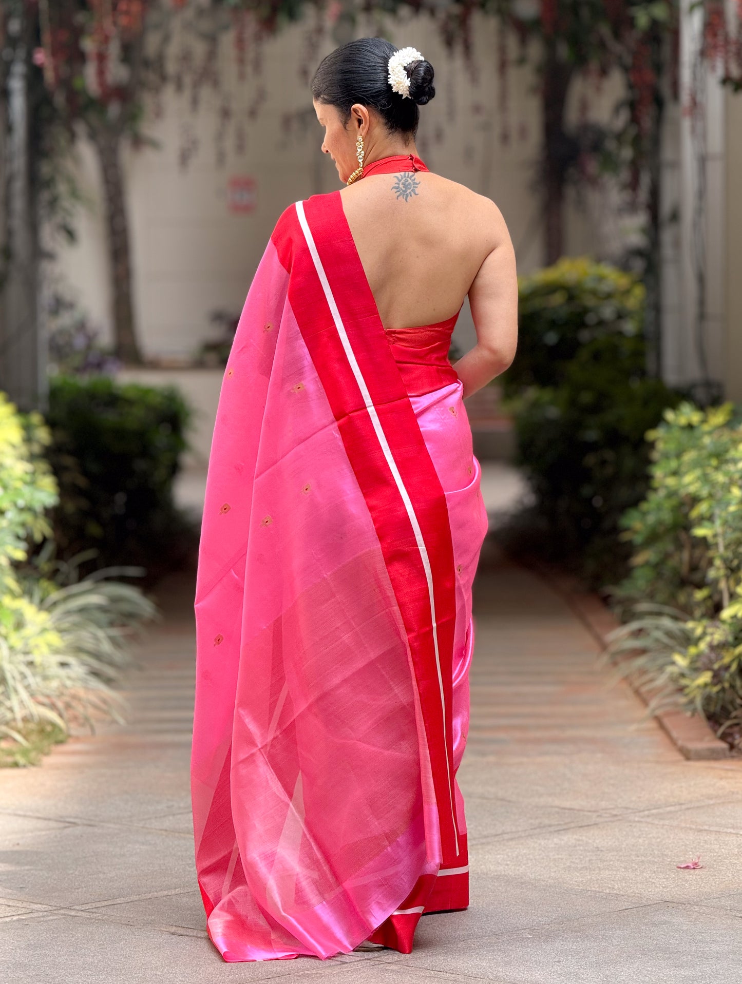 Handloom Chanderi Silk Saree