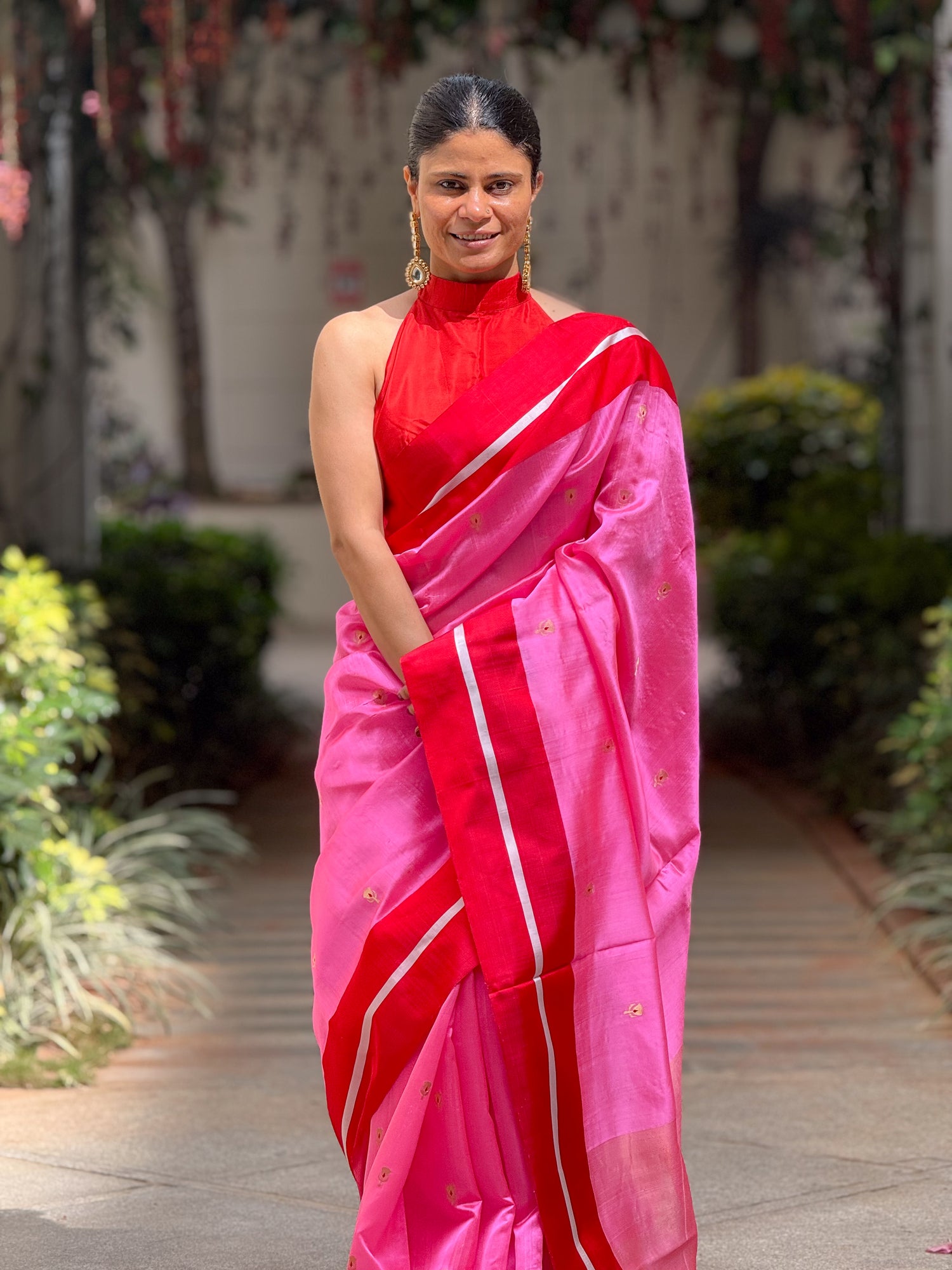 Handloom Chanderi Silk Saree