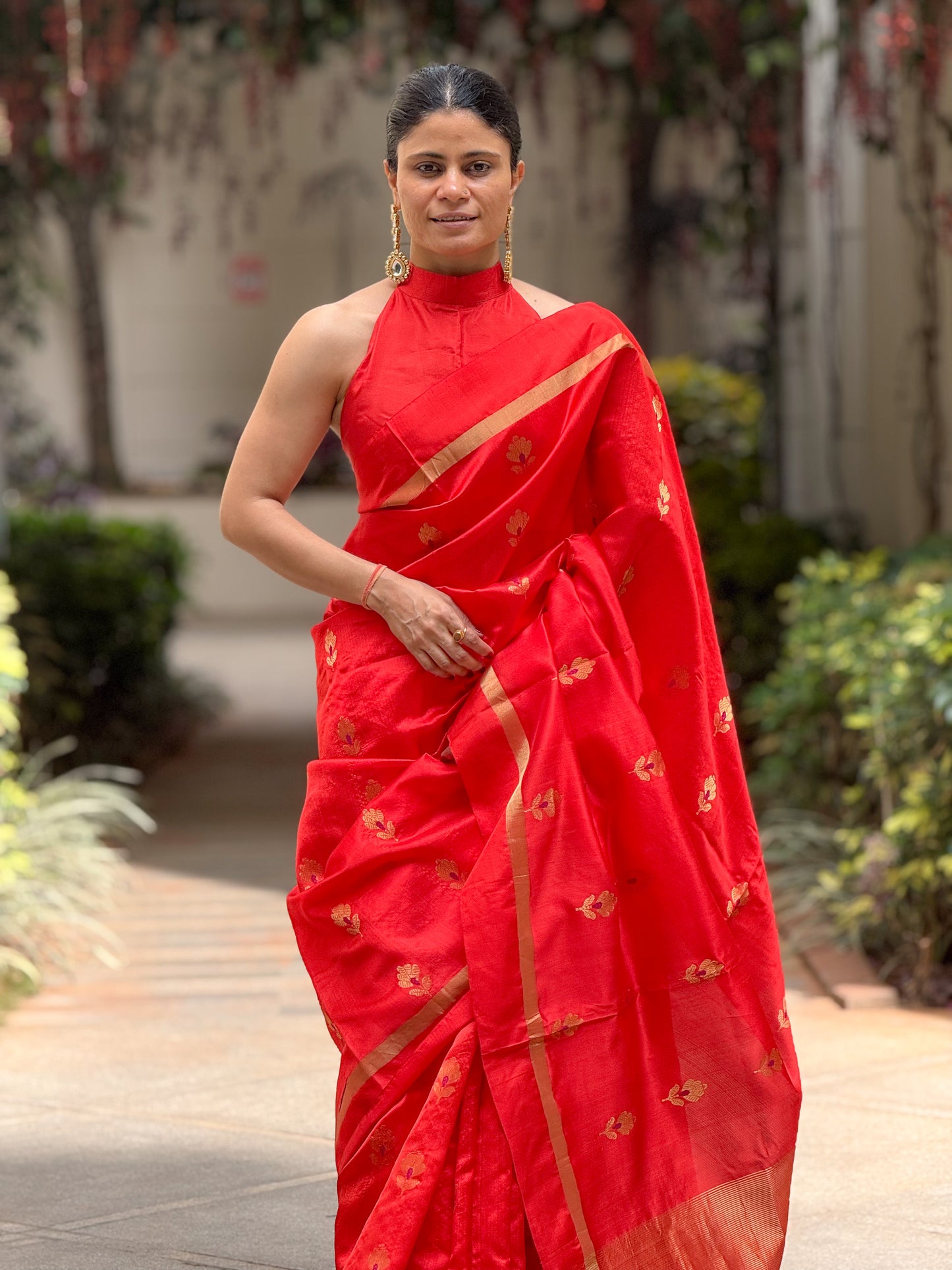 Handloom Chanderi Silk Saree