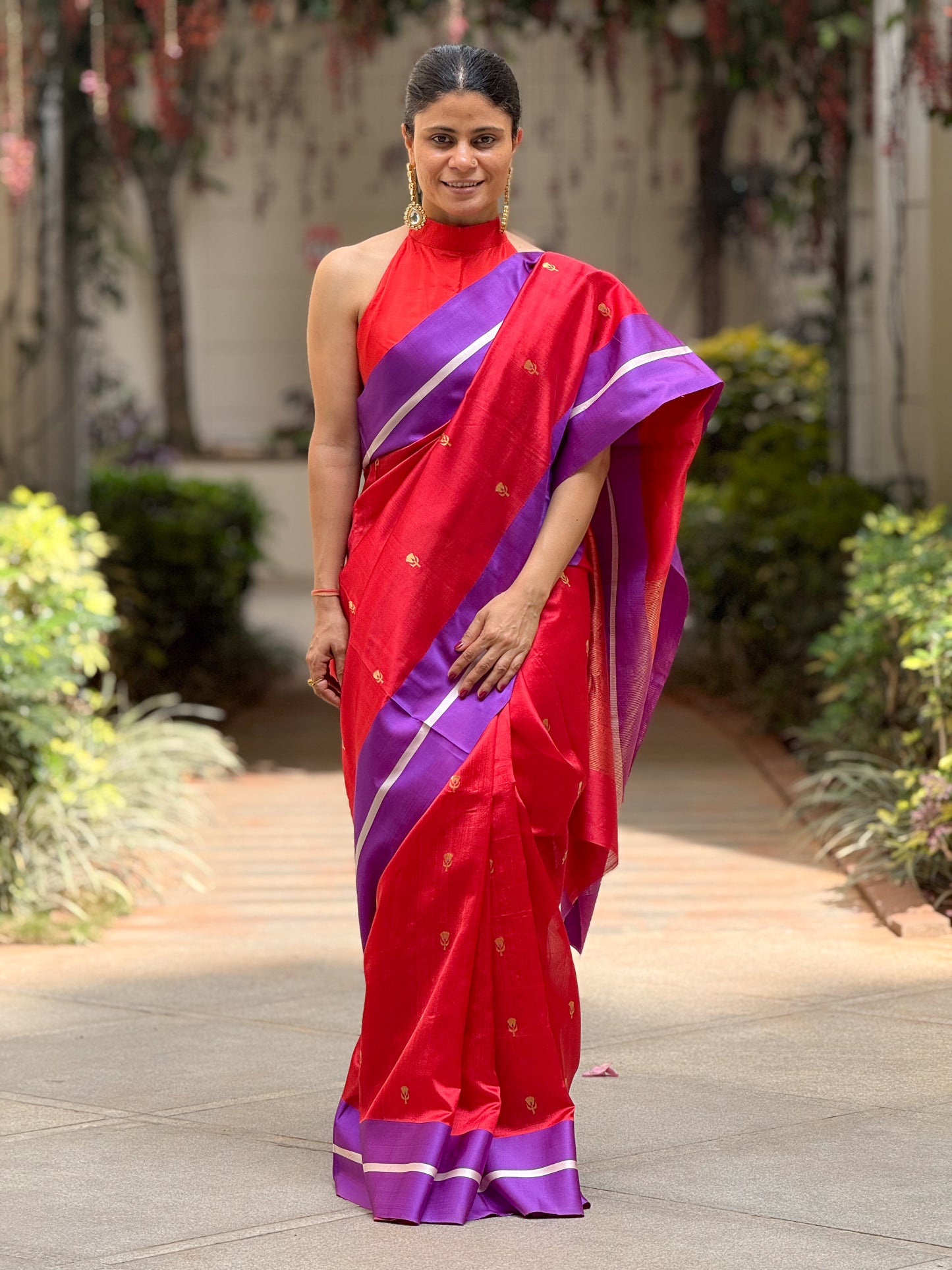 Handloom Chanderi Silk Saree