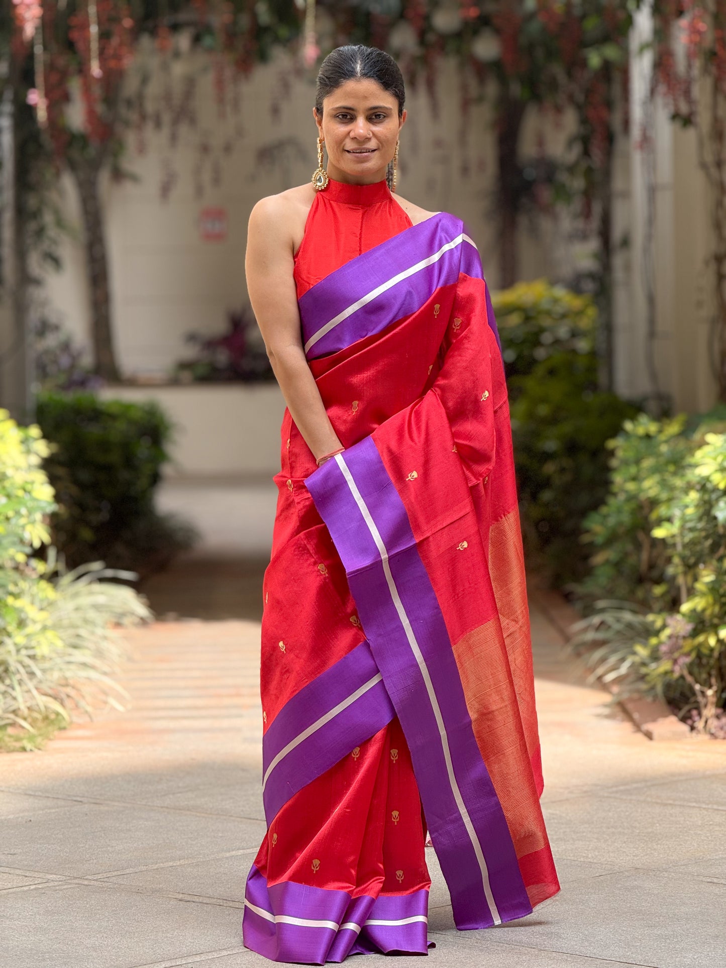Handloom Chanderi Silk Saree