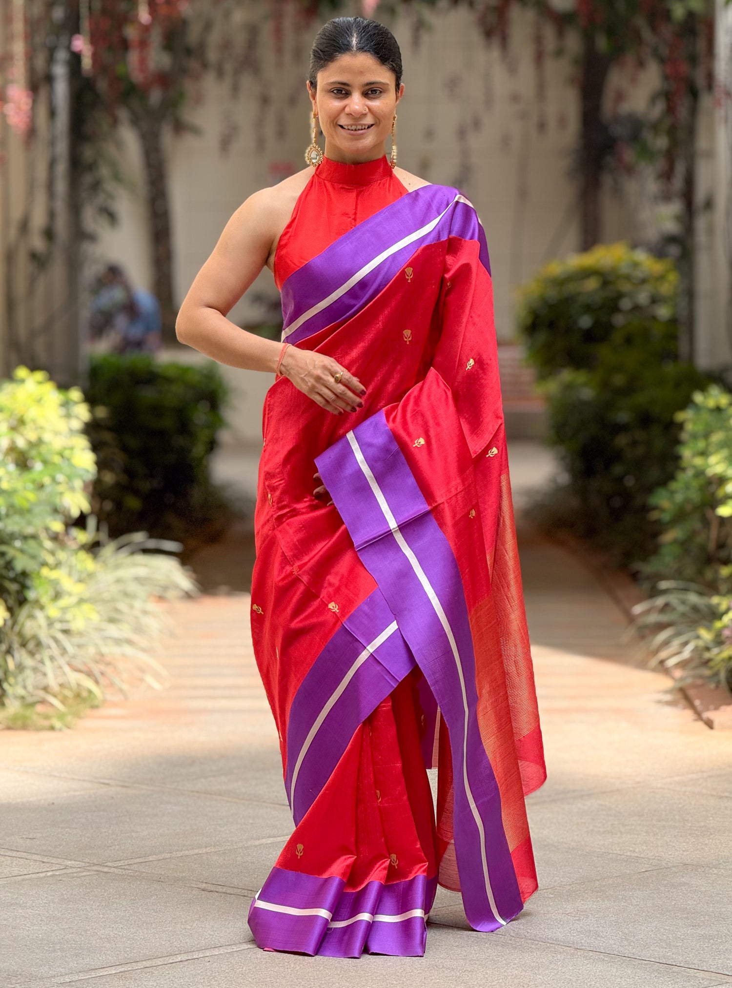 Handloom Chanderi Silk Saree