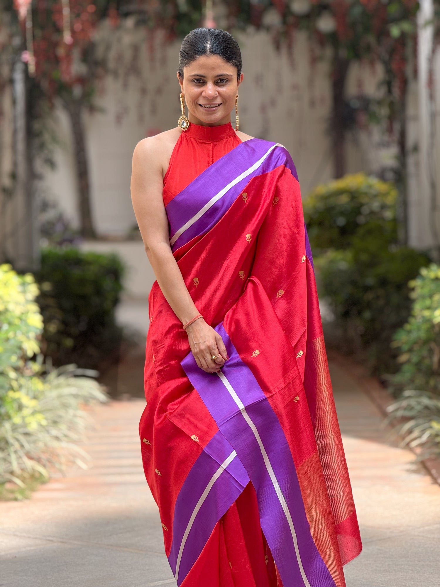 Handloom Chanderi Silk Saree