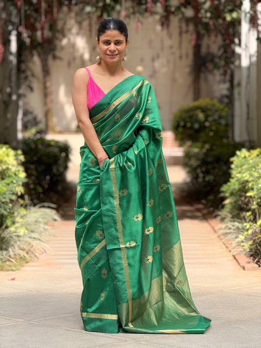 Handloom Chanderi Silk Saree