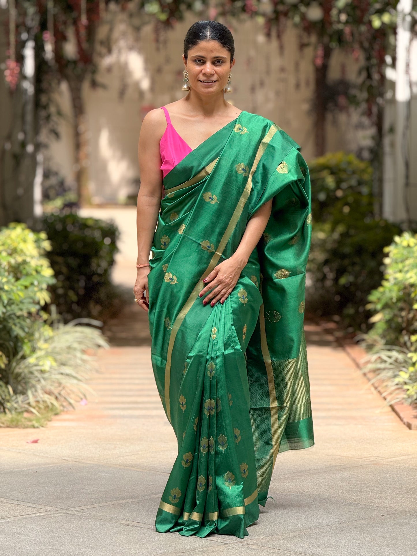 Handloom Chanderi Silk Saree