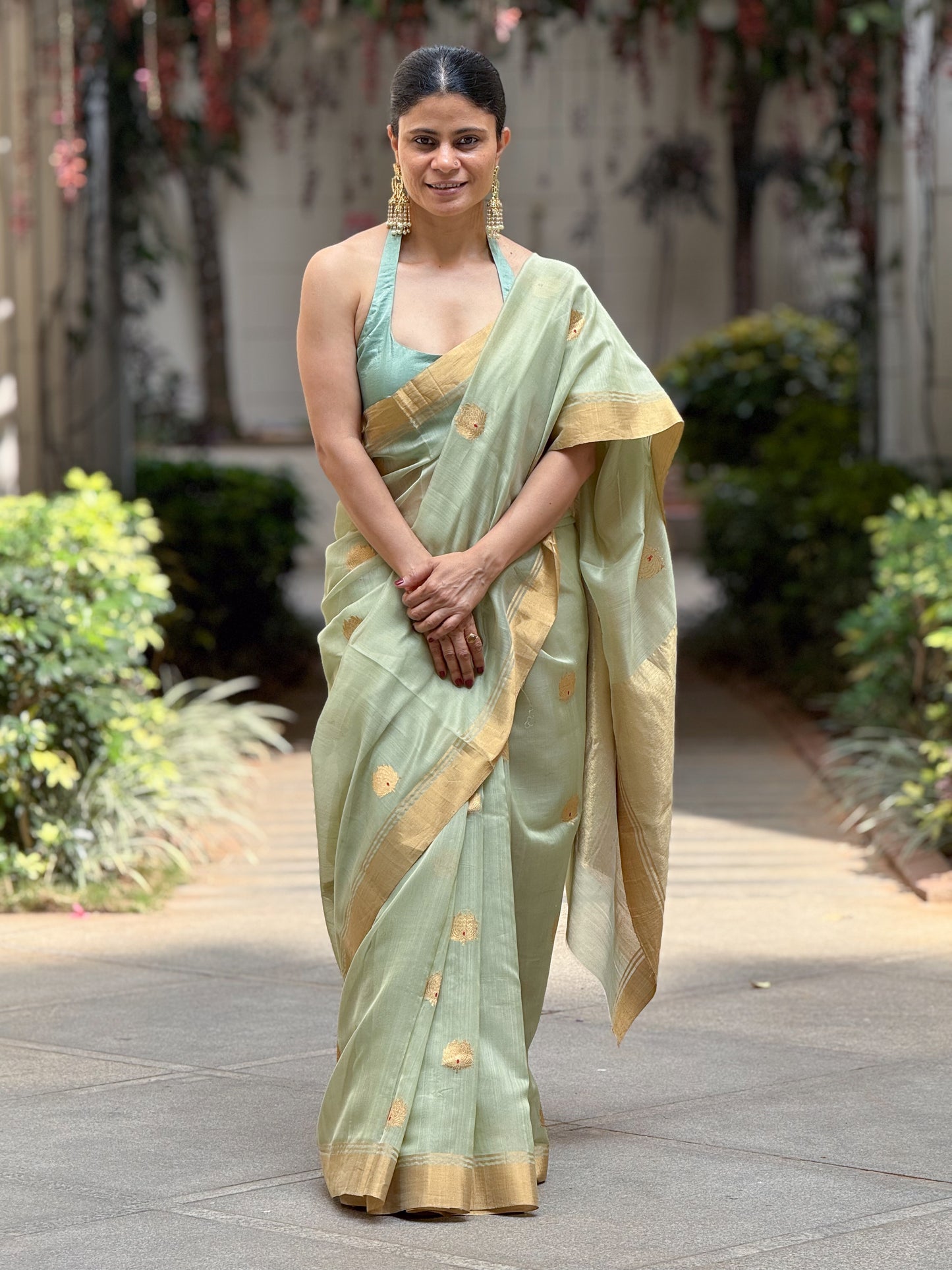 Handloom Chanderi Silk Saree