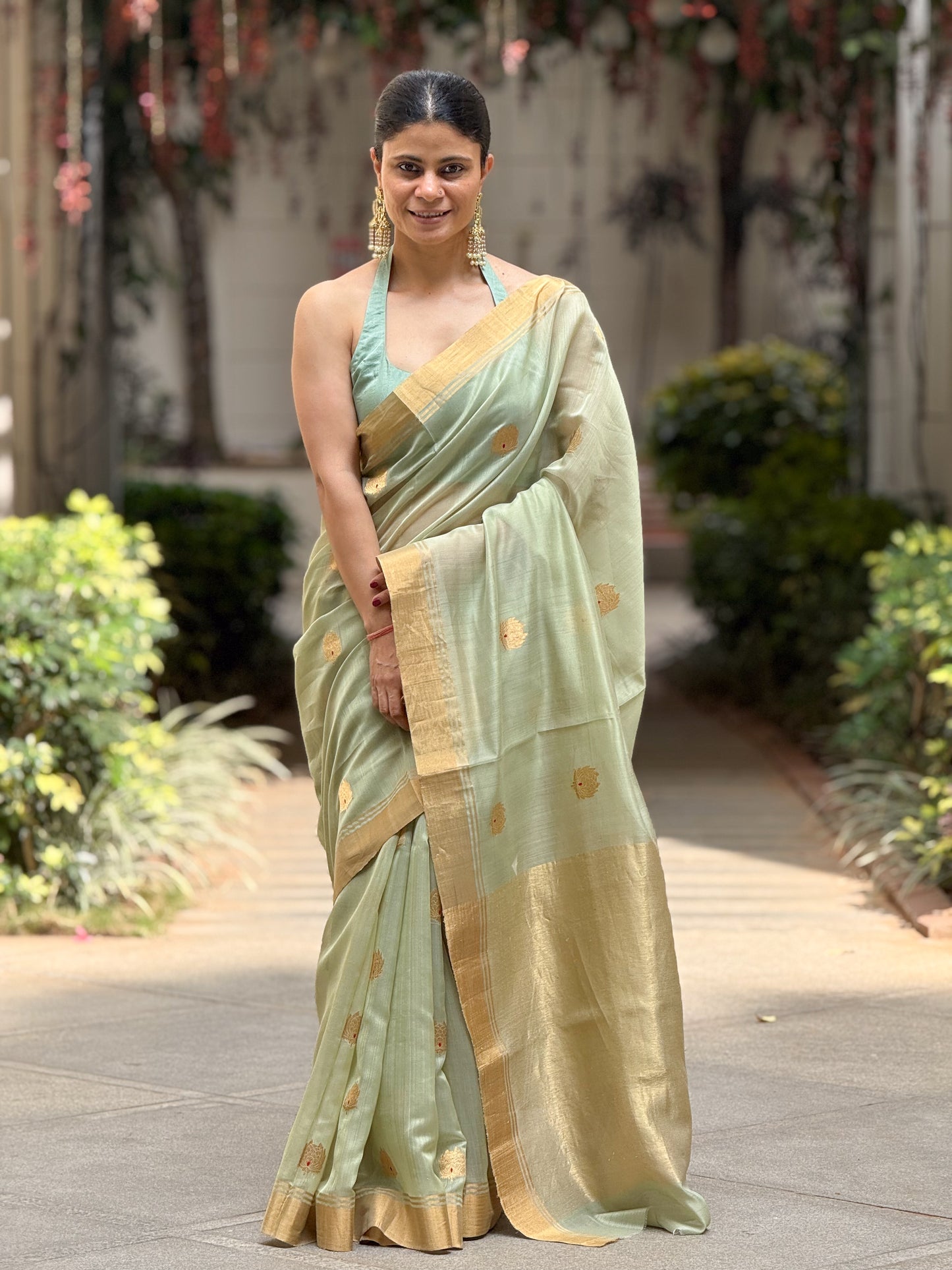 Handloom Chanderi Silk Saree
