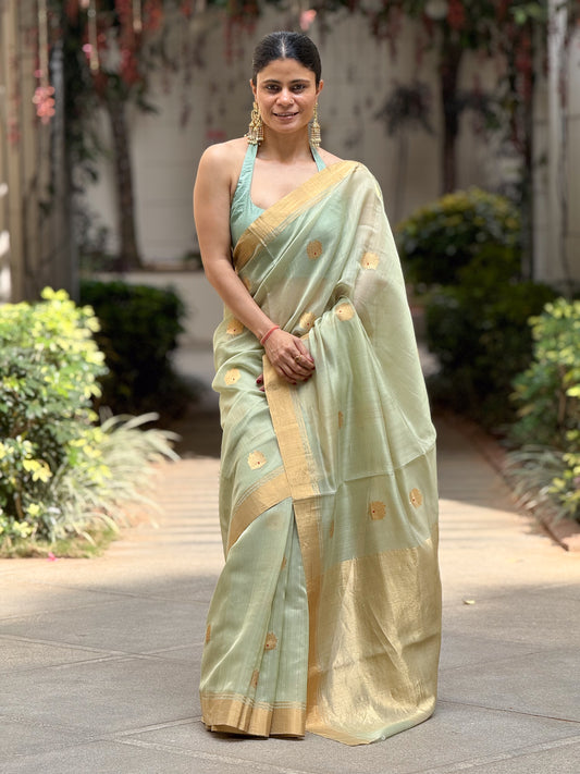 Handloom Chanderi Silk Saree