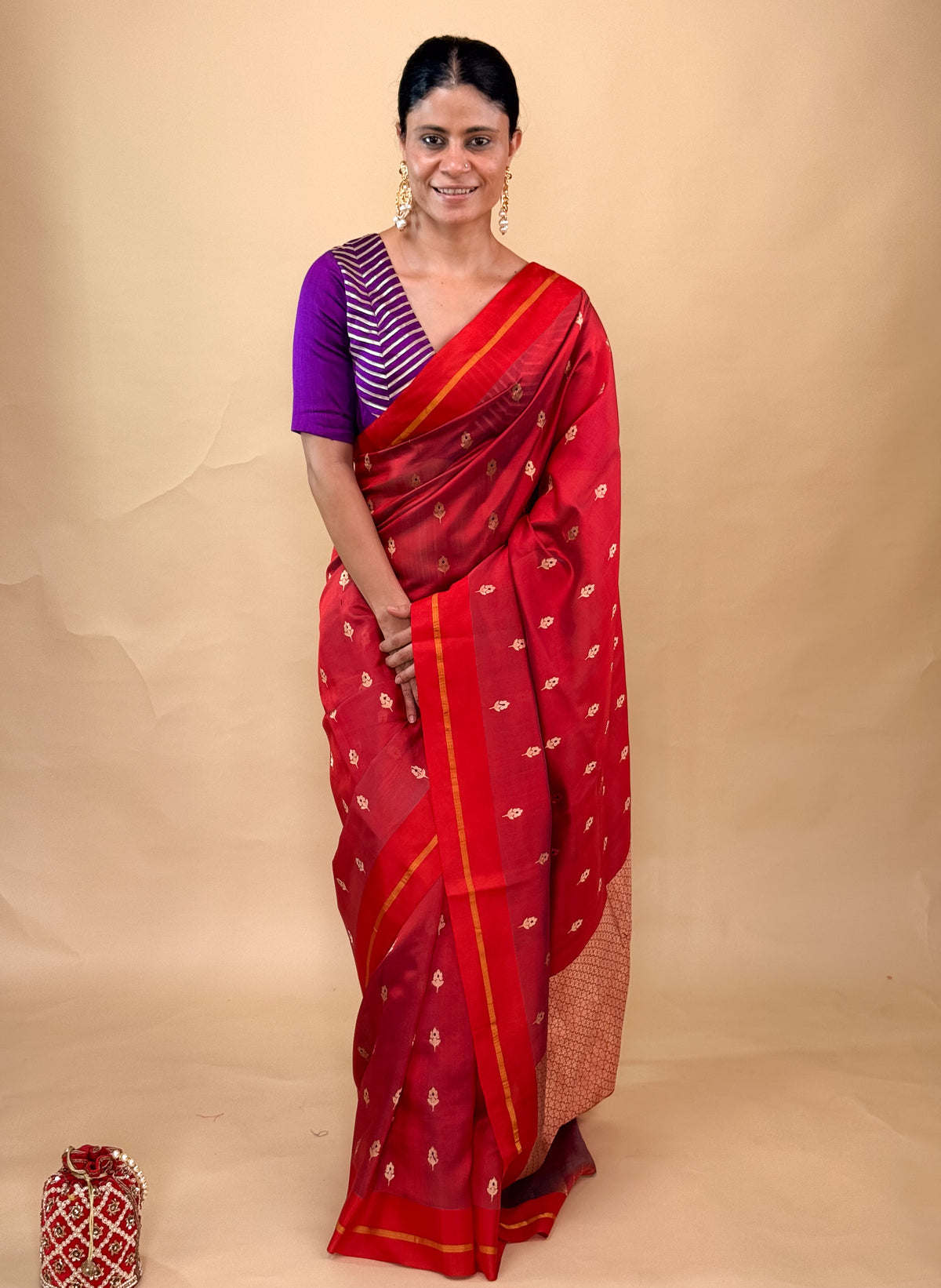 Handloom Chanderi Pattu Silk Saree