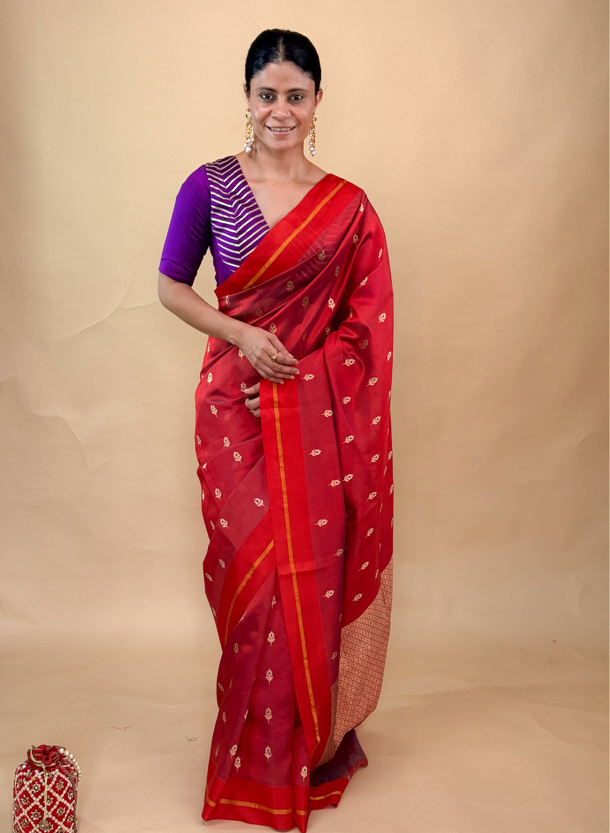 Handloom Chanderi Pattu Silk Saree