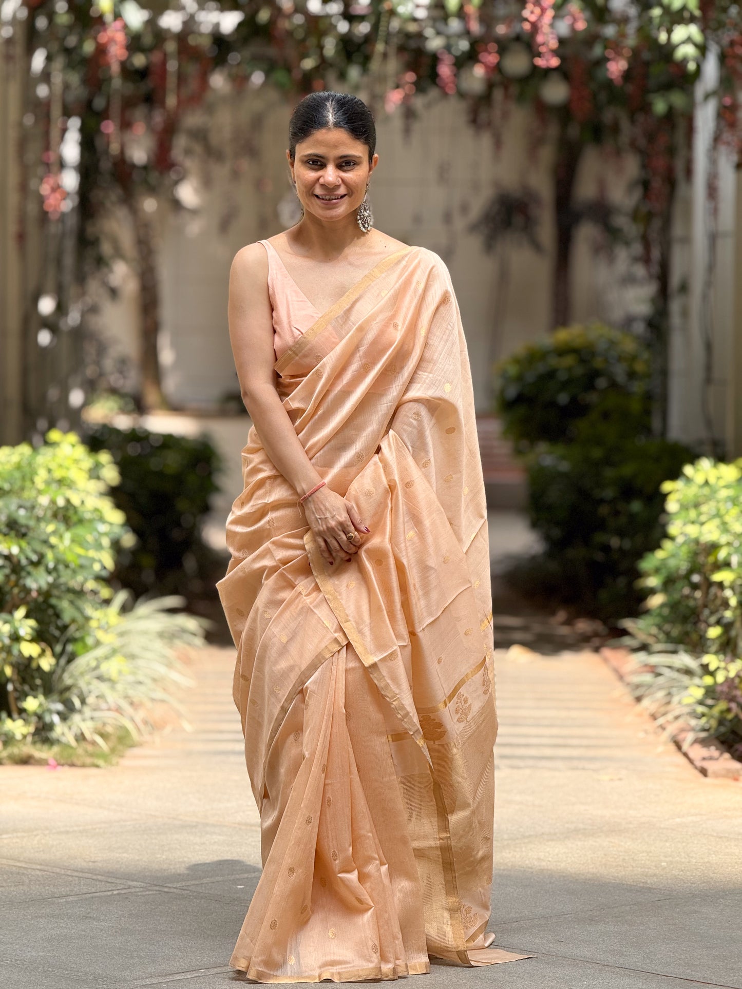 Handloom Chanderi Cotton-Silk Saree