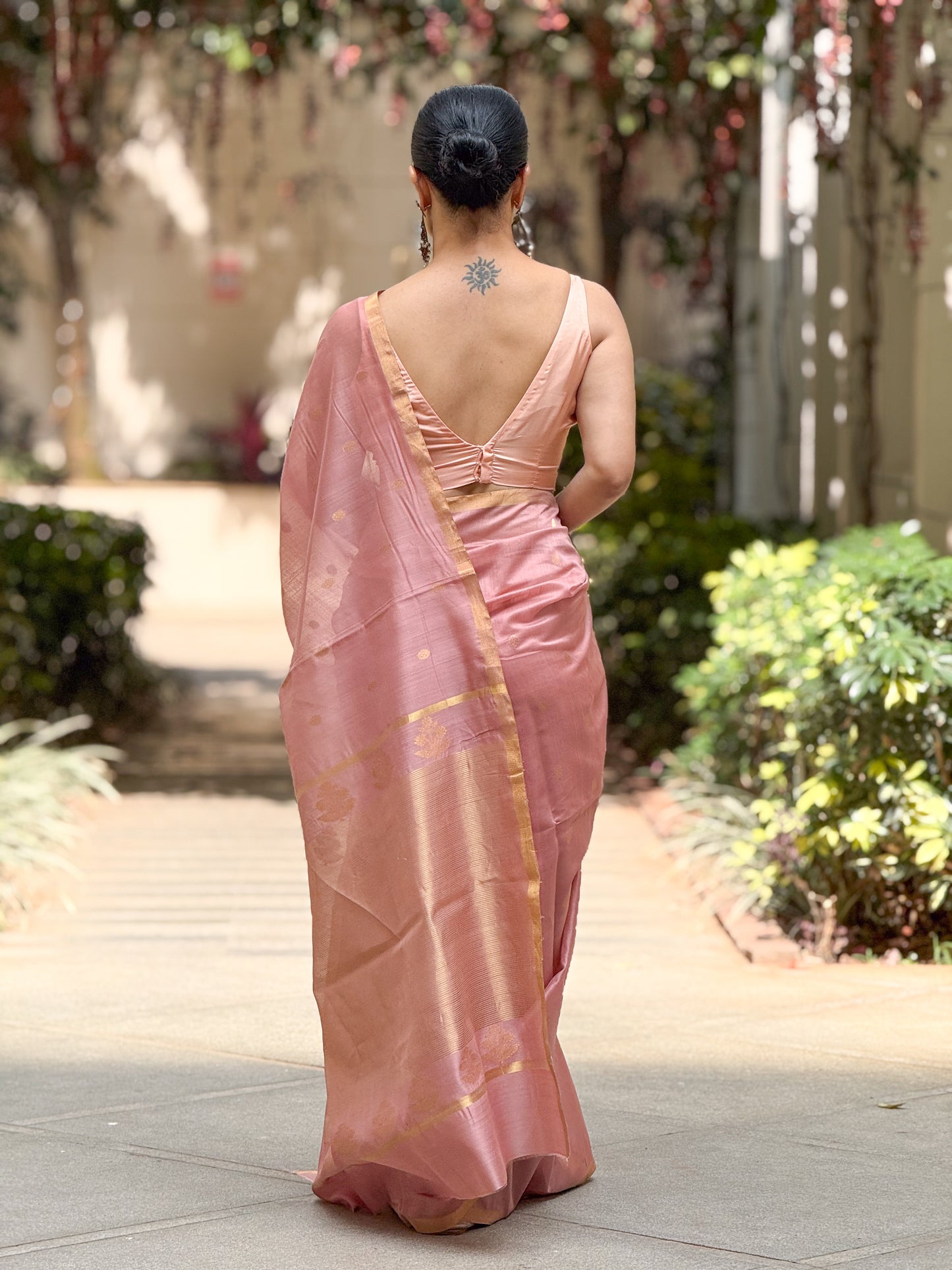 Handloom Chanderi Cotton-Silk Saree