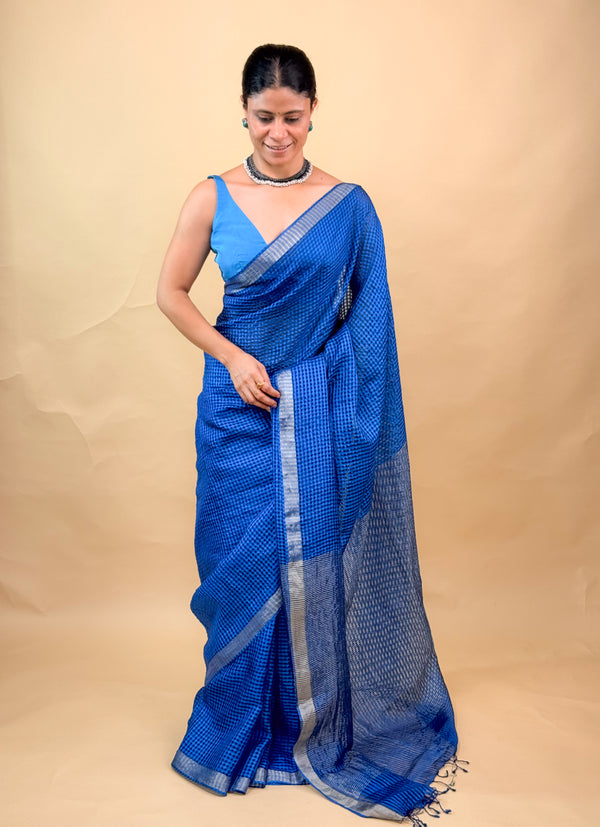 Handwoven Kota Silk Saree