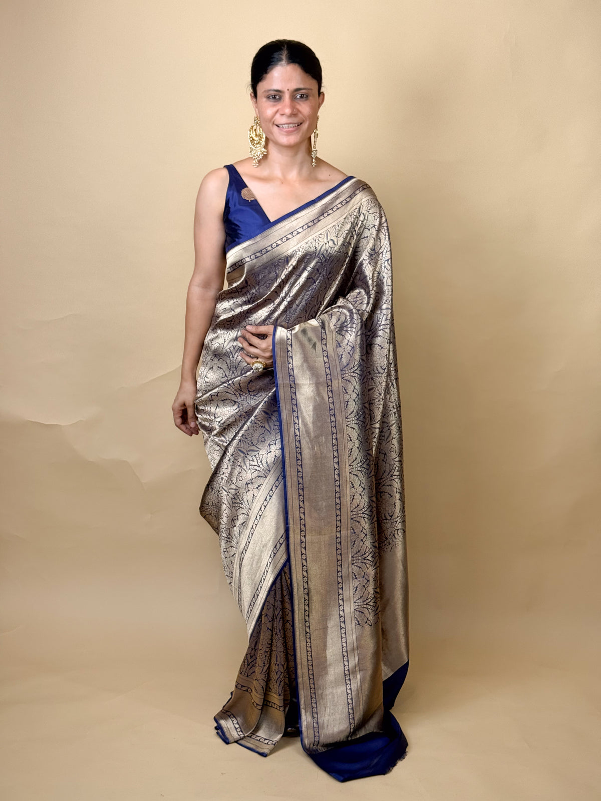Handwoven Kadwa Brocade Banarasi Saree