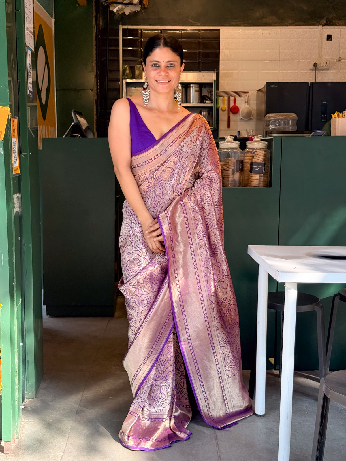 Handwoven Kadwa Brocade Banarasi Saree