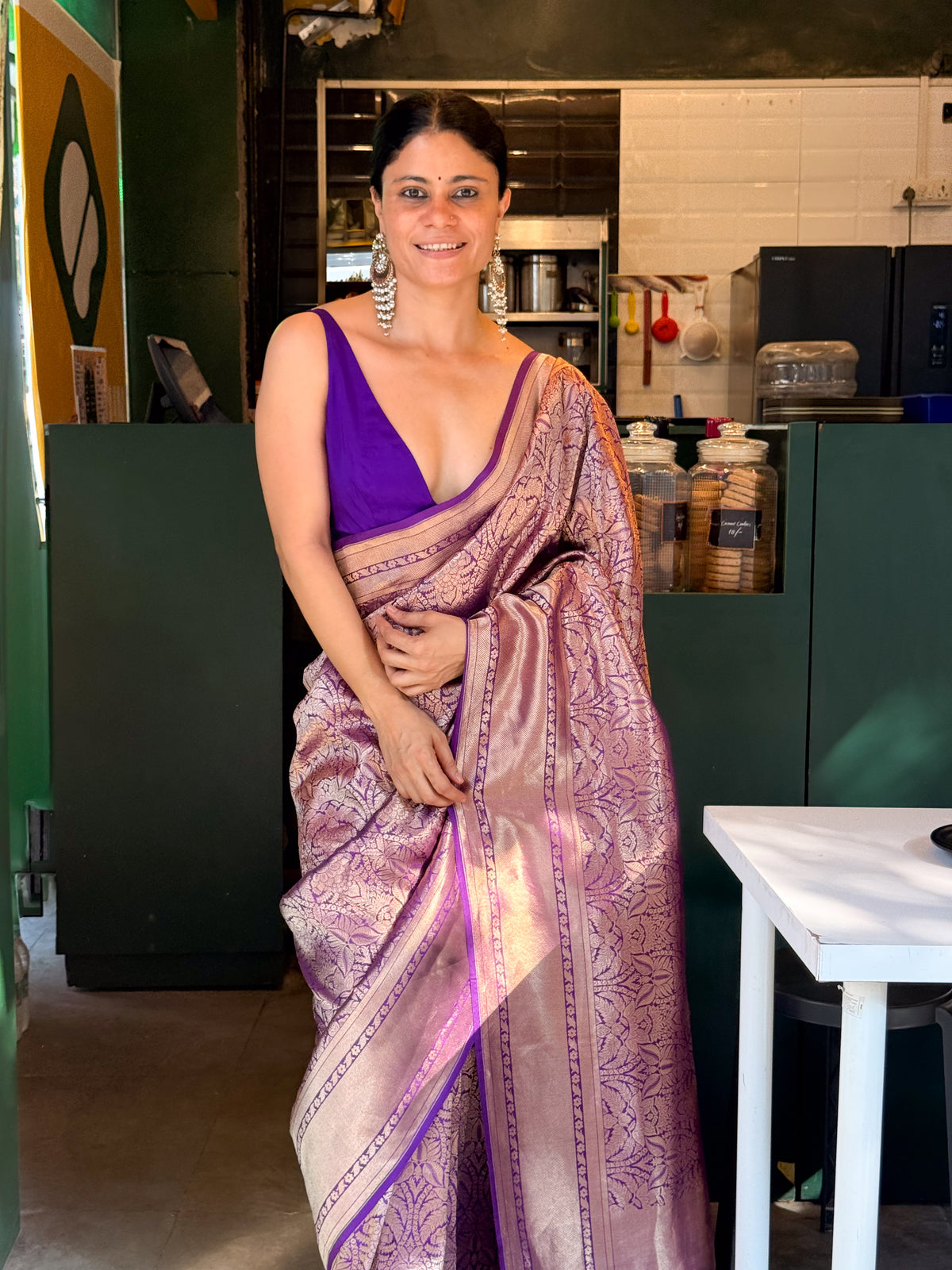 Handwoven Kadwa Brocade Banarasi Saree