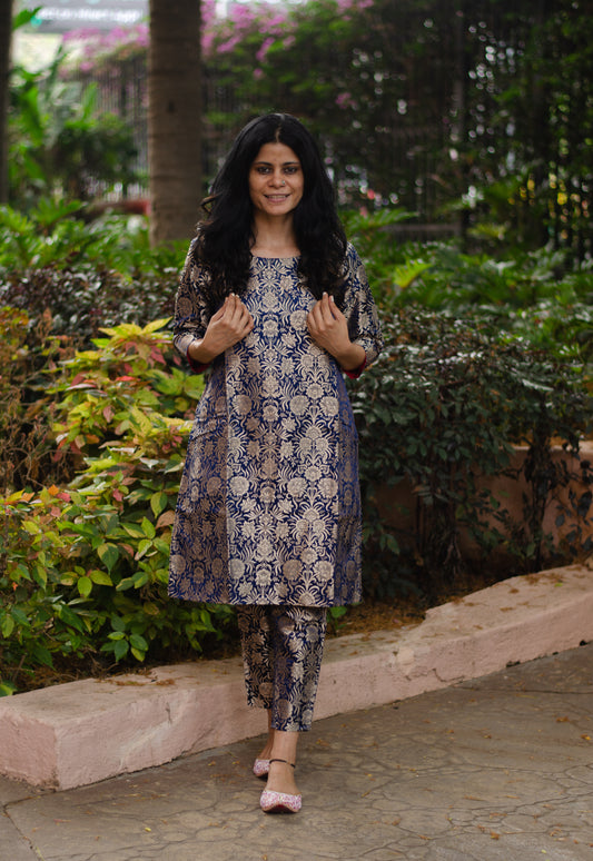Banarasi Brocade Kurta and Pant set