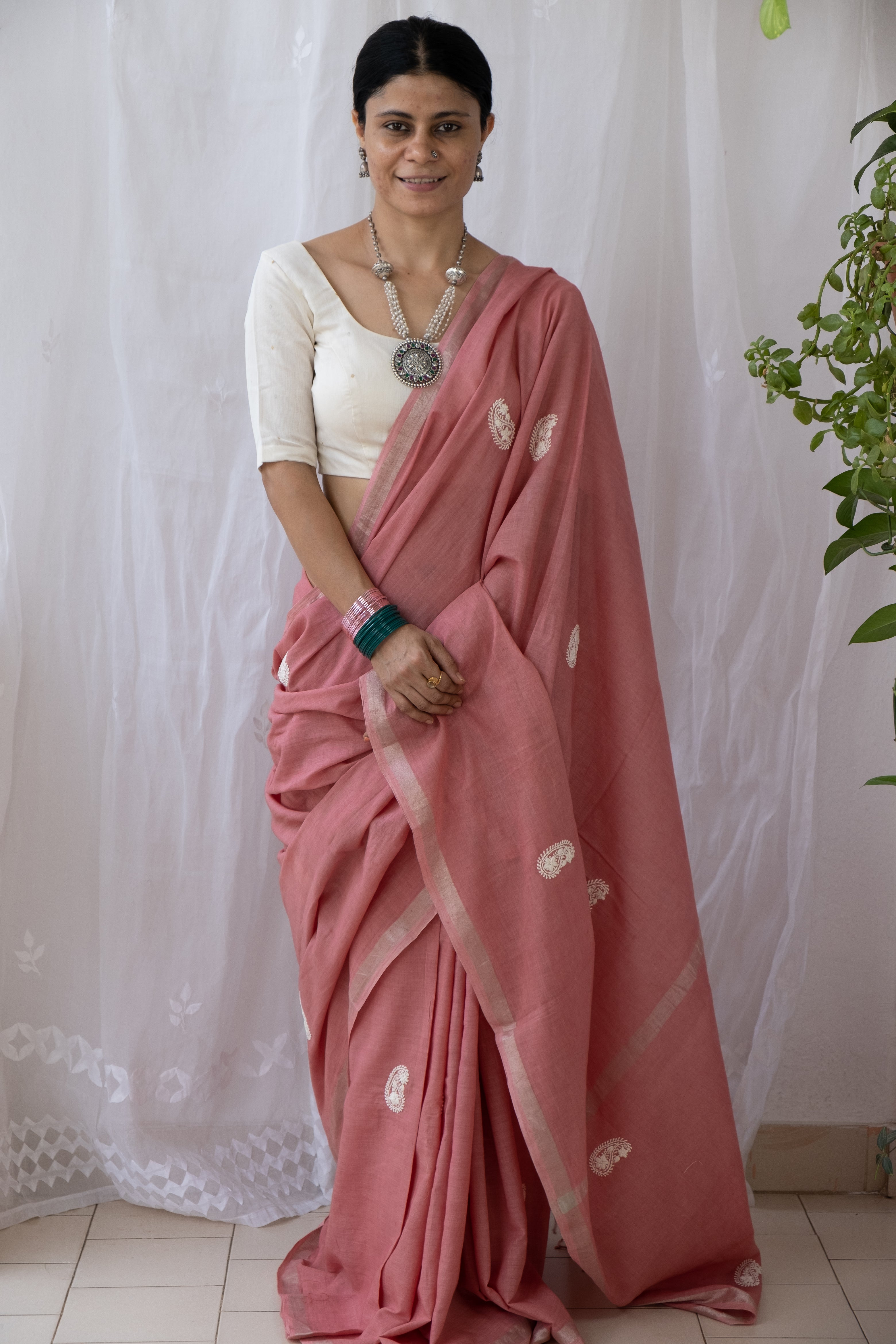 Buy M.A.S Exclusive Ethnic Designer Printed Chiffon Laheriya Saree Rama  Green .Band hej at Amazon.in