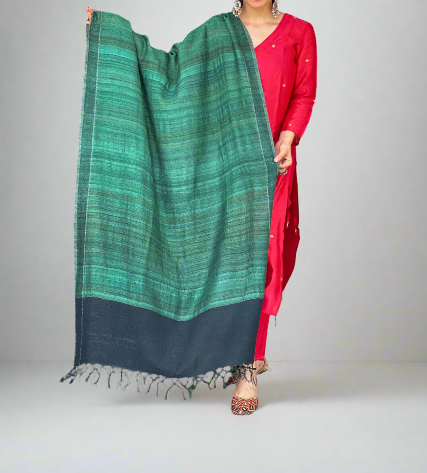 Handloom Tussar Silk Dupatta