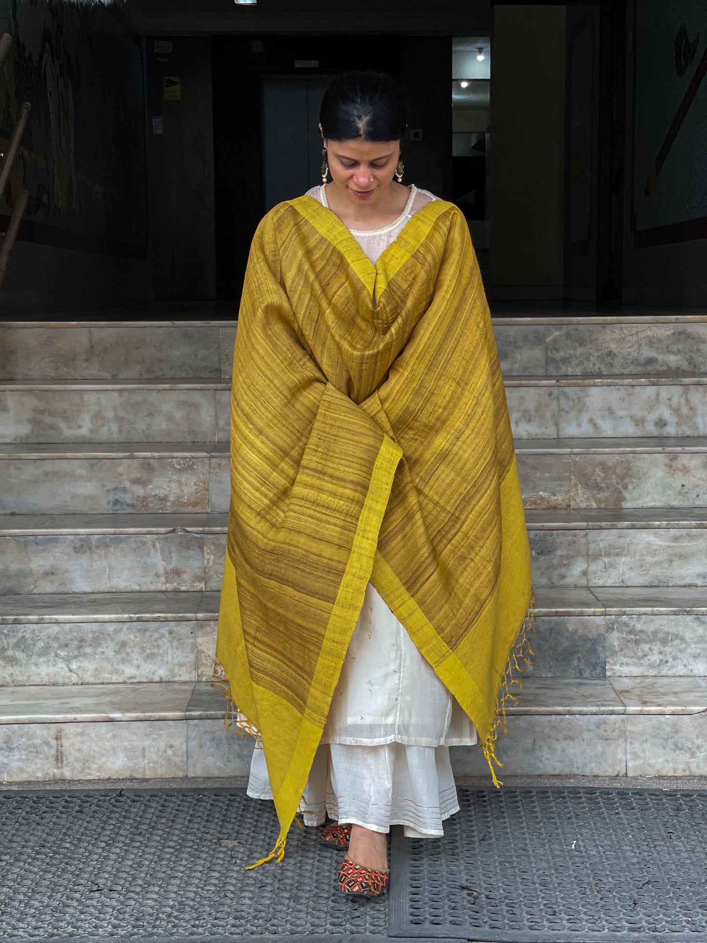 Handloom Tussar Silk Dupatta