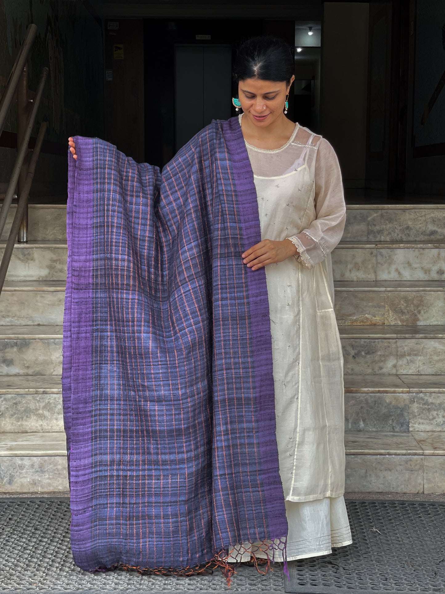 Handloom Tussar Silk Dupatta