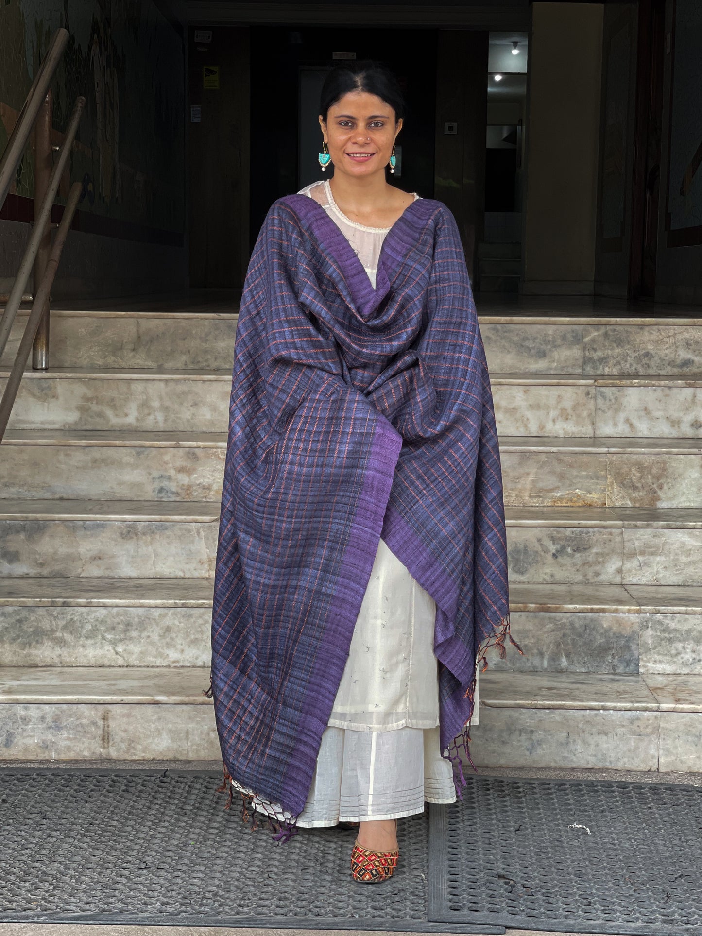 Handloom Tussar Silk Dupatta