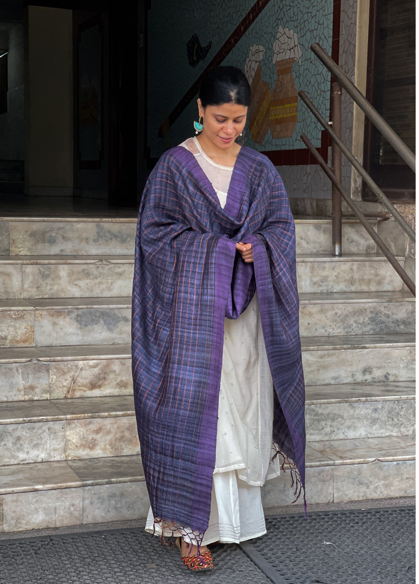 Handloom Tussar Silk Dupatta