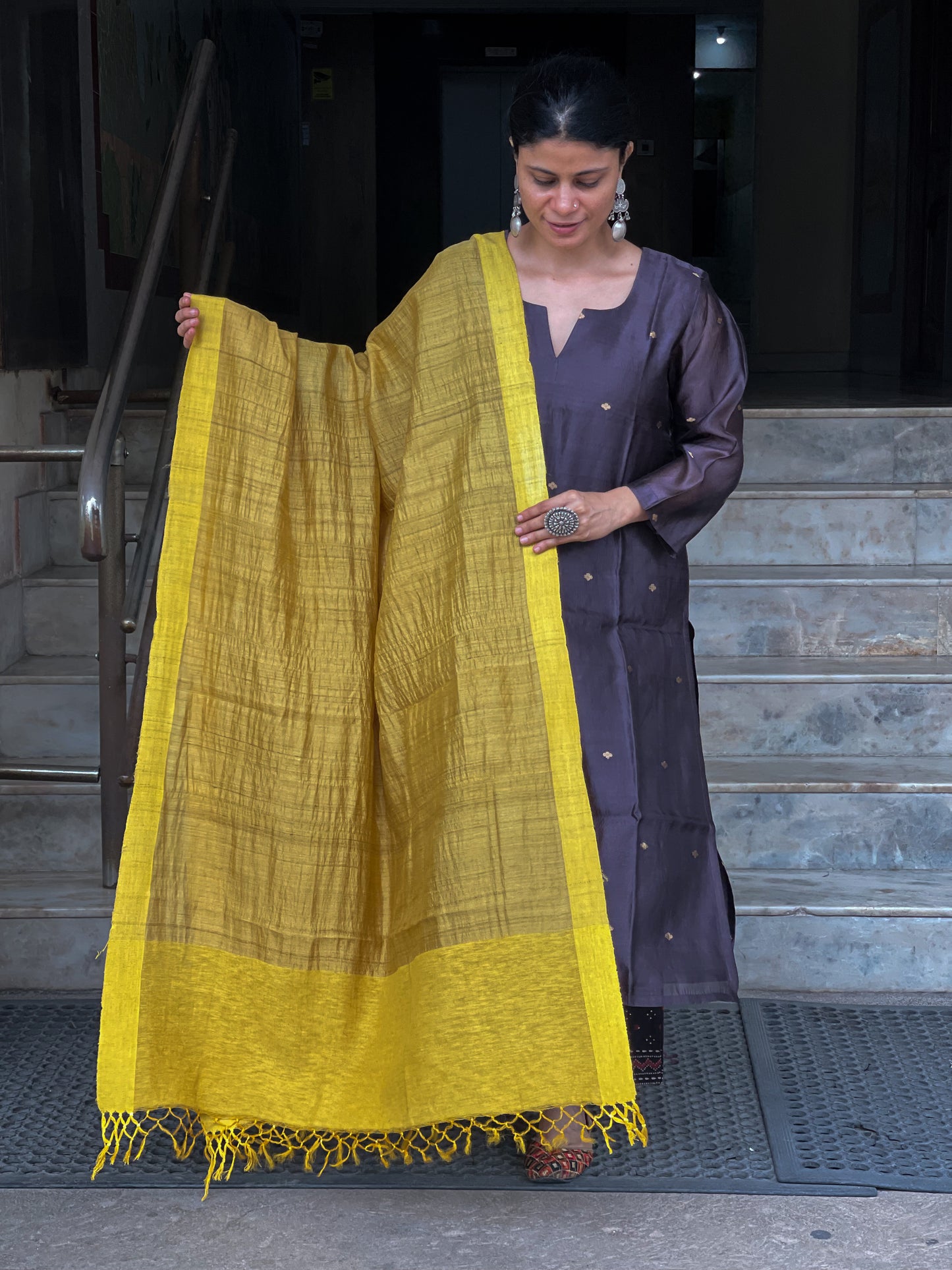 Handloom Tussar Silk Dupatta