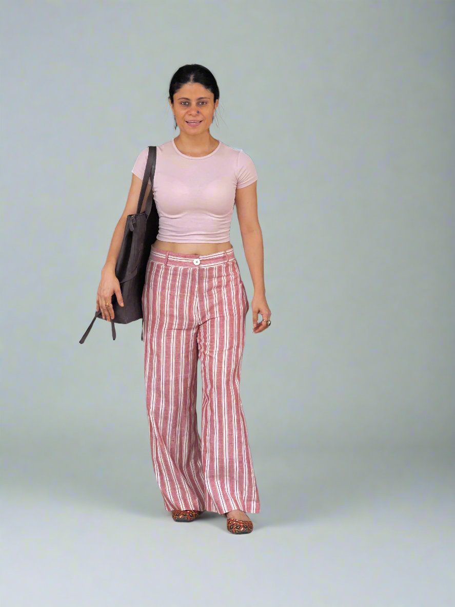 Handwoven Handspun Cotton Pant.