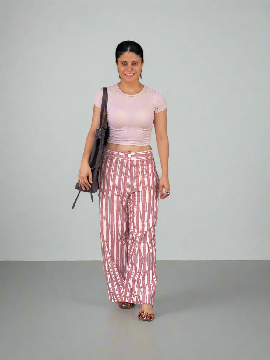 Handwoven Handspun Cotton Pant.